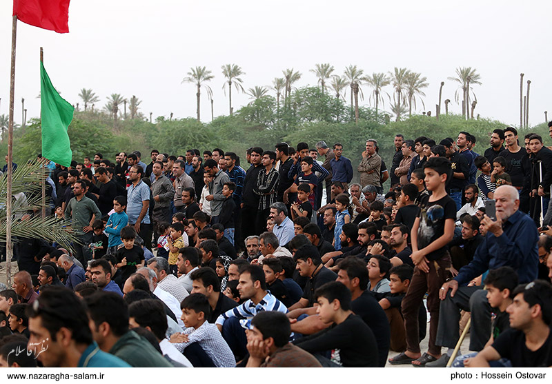 بزرگترین تعزیه میدانی استان بوشهر در نظرآقا برگزار شد + تصاویر